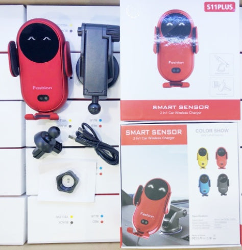 β‘ Infrared Sensor Wireless Car Charger Mount