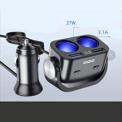 ⚡ “2-in-1 Car Charger – Dual USB Fast Charge 🚗”