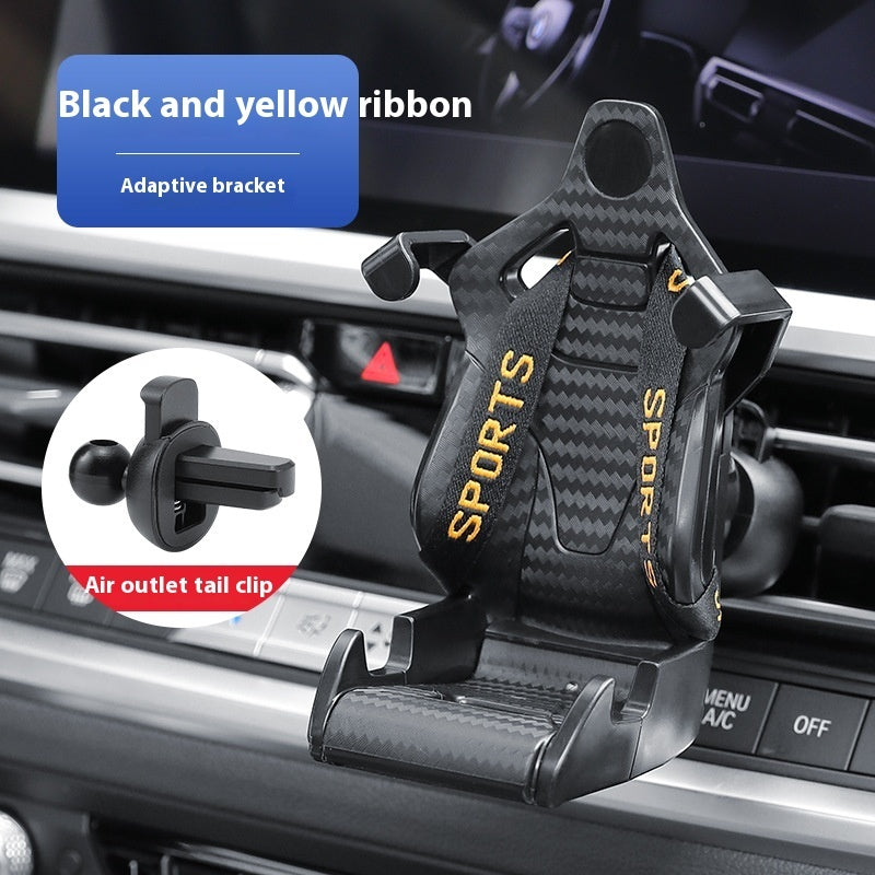 "Racing Car Vent Mount 🏁 – 360° Phone Holder"