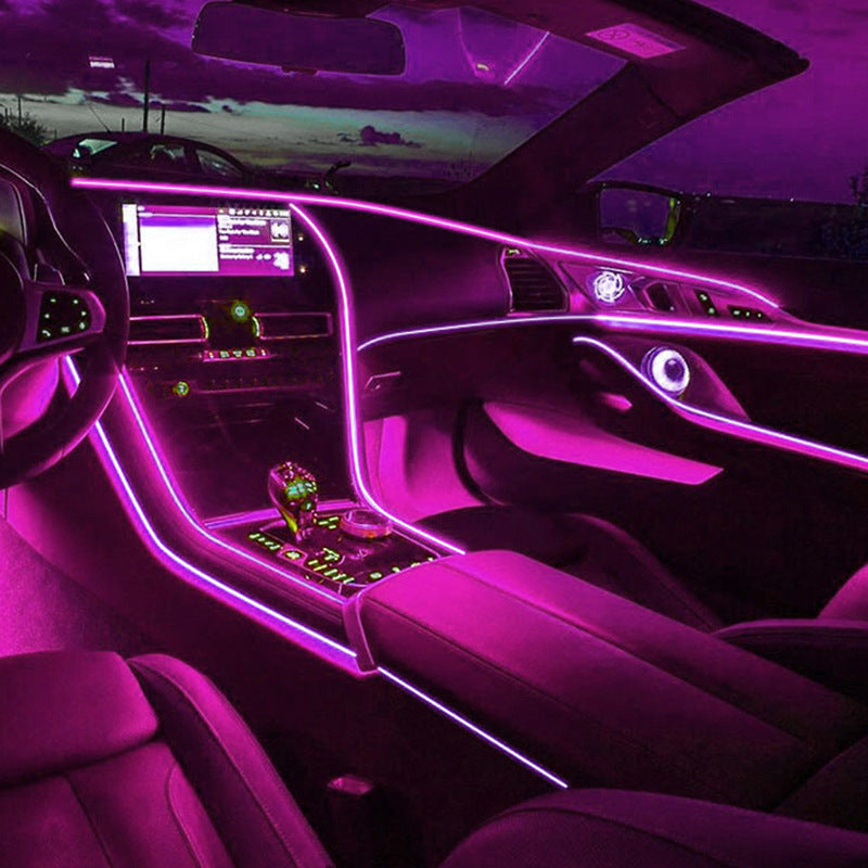 🌈 USB LED Interior Light Strip – Cold Glow