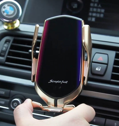 "Wireless Charger Mount ⚡ – Fast & Easy Clip"