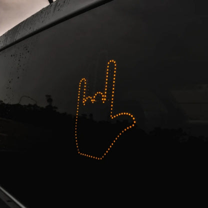 🖐️ Funny LED Gesture Light – Remote Control