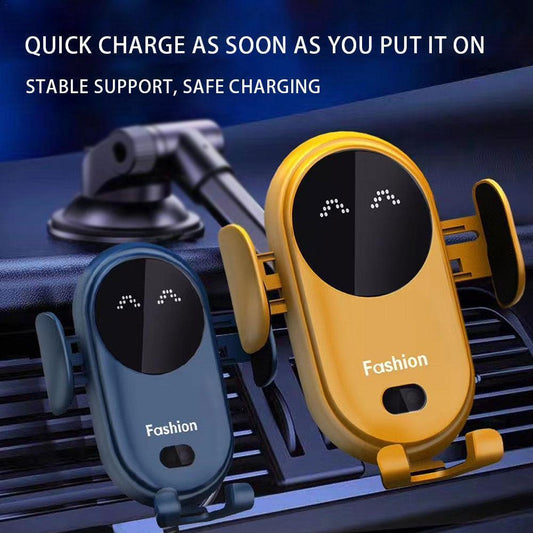 ⚡ Infrared Sensor Wireless Car Charger Mount