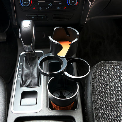 🚗 Universal Car Cup Holder – Rotating Drink & Storage Organizer