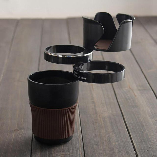 🚗 Universal Car Cup Holder – Rotating Drink & Storage Organizer