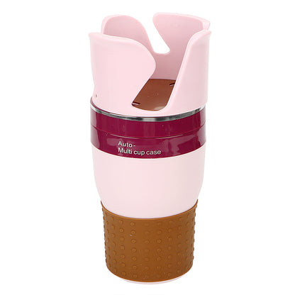 🚗 Universal Car Cup Holder – Rotating Drink & Storage Organizer