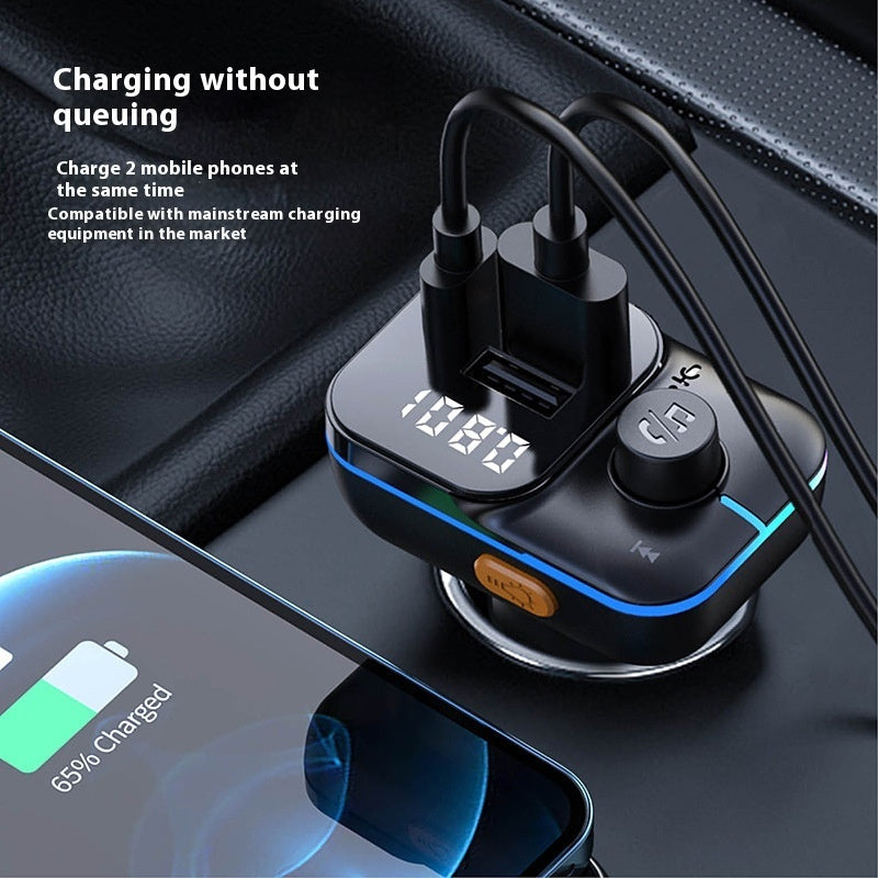 🎵 Bluetooth MP3 Car Charger – Music & Power