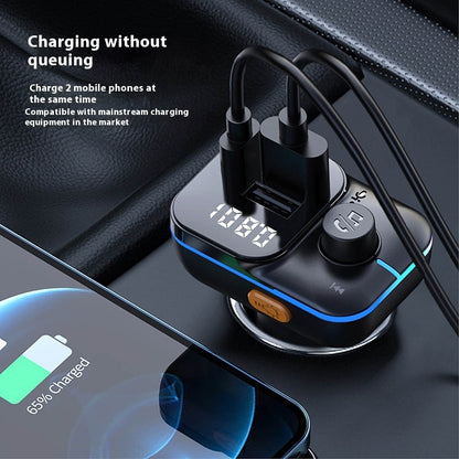 🎵 Bluetooth MP3 Car Charger – Music & Power