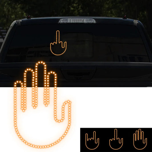 🖐️ Funny LED Gesture Light – Remote Control