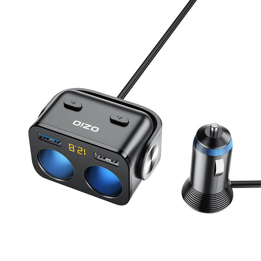 ⚡ “2-in-1 Car Charger – Dual USB Fast Charge 🚗”