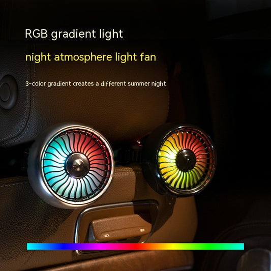🌬️ “Rear Seat USB Car Fan – Hook & Cool ❄️”