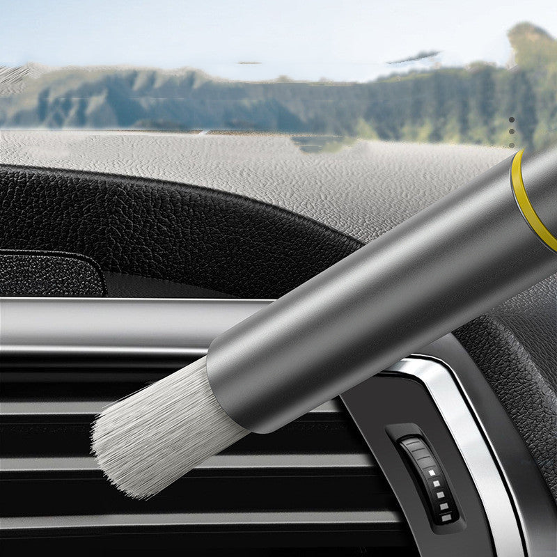 🛠️ 3-in-1 Car Cleaning Brush + Emergency Tool