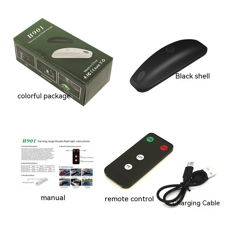 🚨 Car Remote Pilot Strobe Light – Fog & Rain Safety