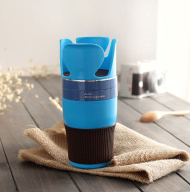 🚗 Universal Car Cup Holder – Rotating Drink & Storage Organizer