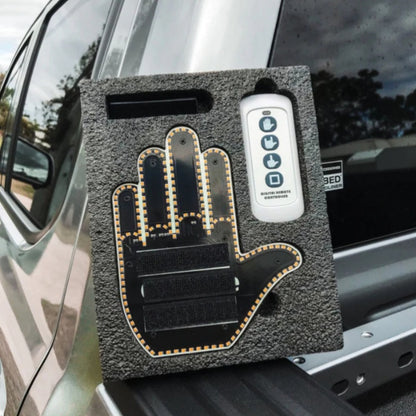 🖐️ Funny LED Gesture Light – Remote Control