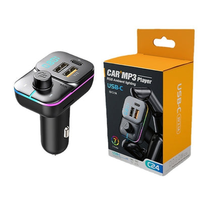 🎵 Bluetooth MP3 Car Charger – Music & Power