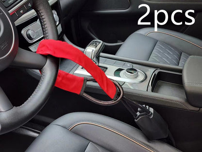 🔒 “Steering Wheel Lock – Anti-Theft Wire Rope 🛡️”
