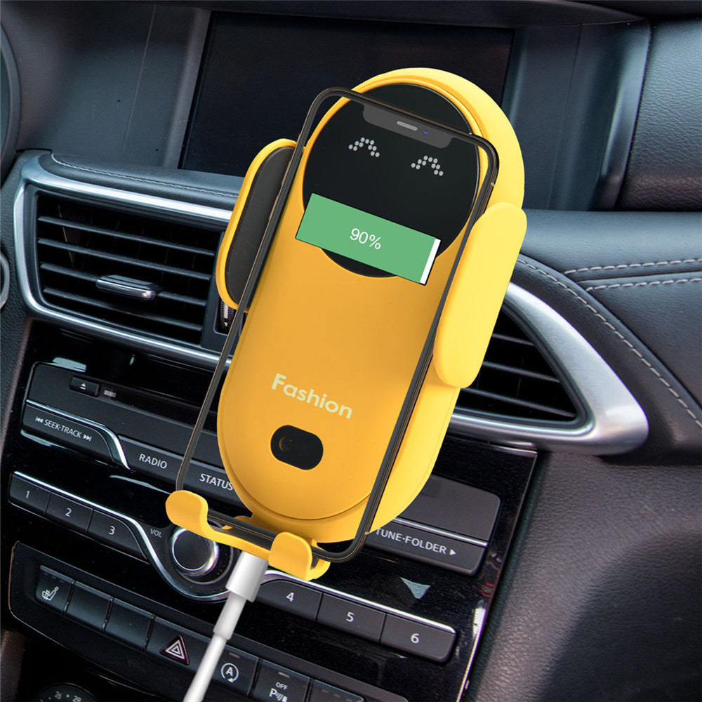 ⚡ Infrared Sensor Wireless Car Charger Mount