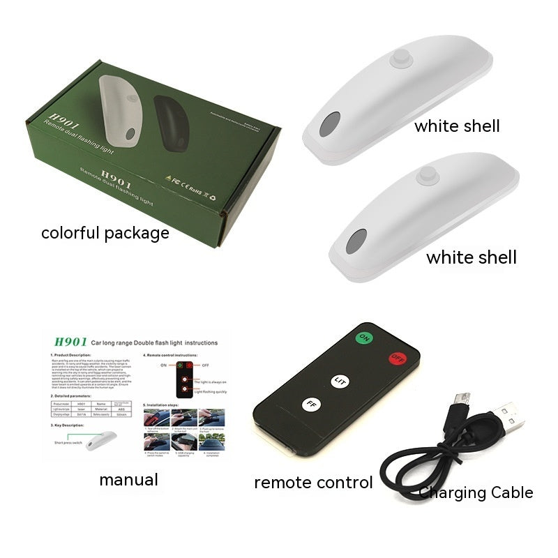 🚨 Car Remote Pilot Strobe Light – Fog & Rain Safety
