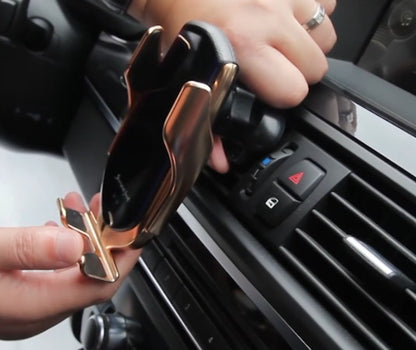"Wireless Charger Mount ⚡ – Fast & Easy Clip"