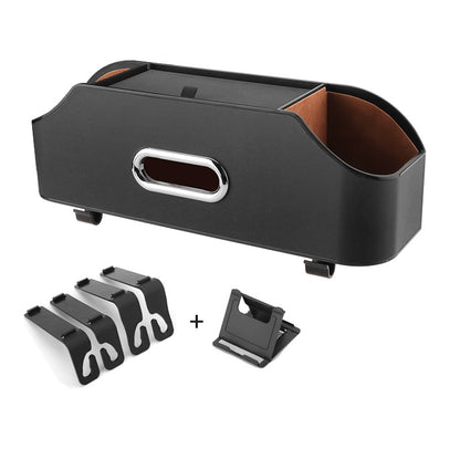 👜 “Tissue Box & Cup Holder – Car Seat Organizer 🎯”