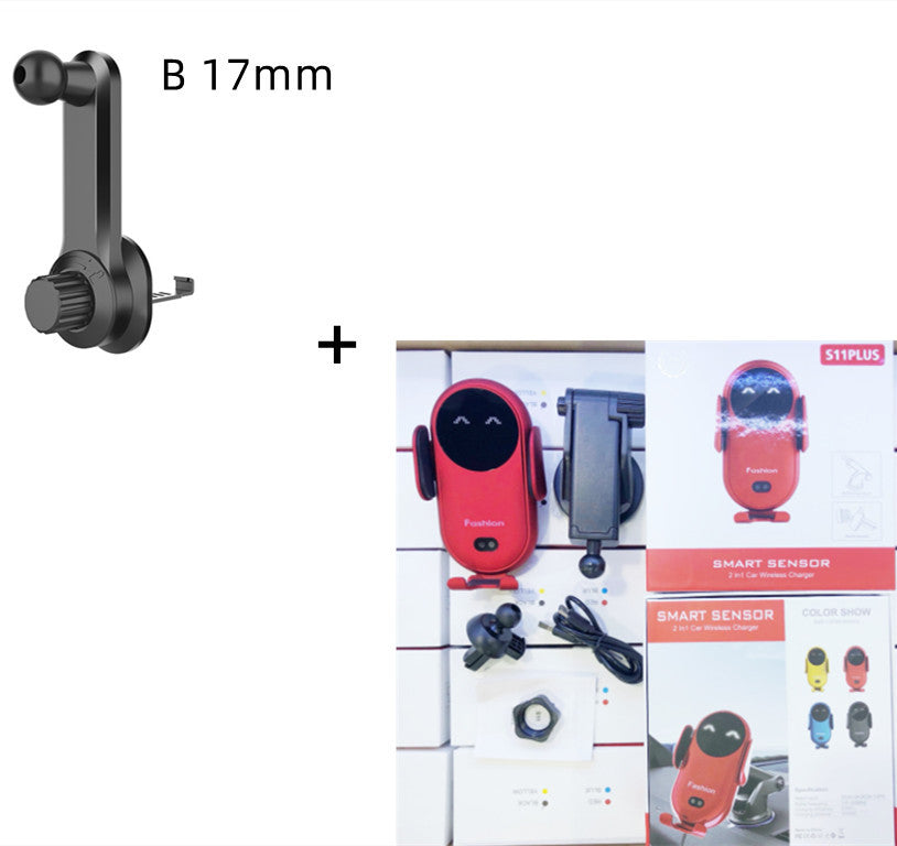⚡ Infrared Sensor Wireless Car Charger Mount