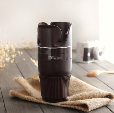 🚗 Universal Car Cup Holder – Rotating Drink & Storage Organizer