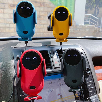 ⚡ Infrared Sensor Wireless Car Charger Mount