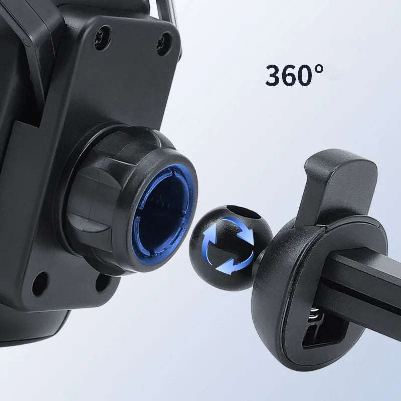 "Racing Car Vent Mount 🏁 – 360° Phone Holder"