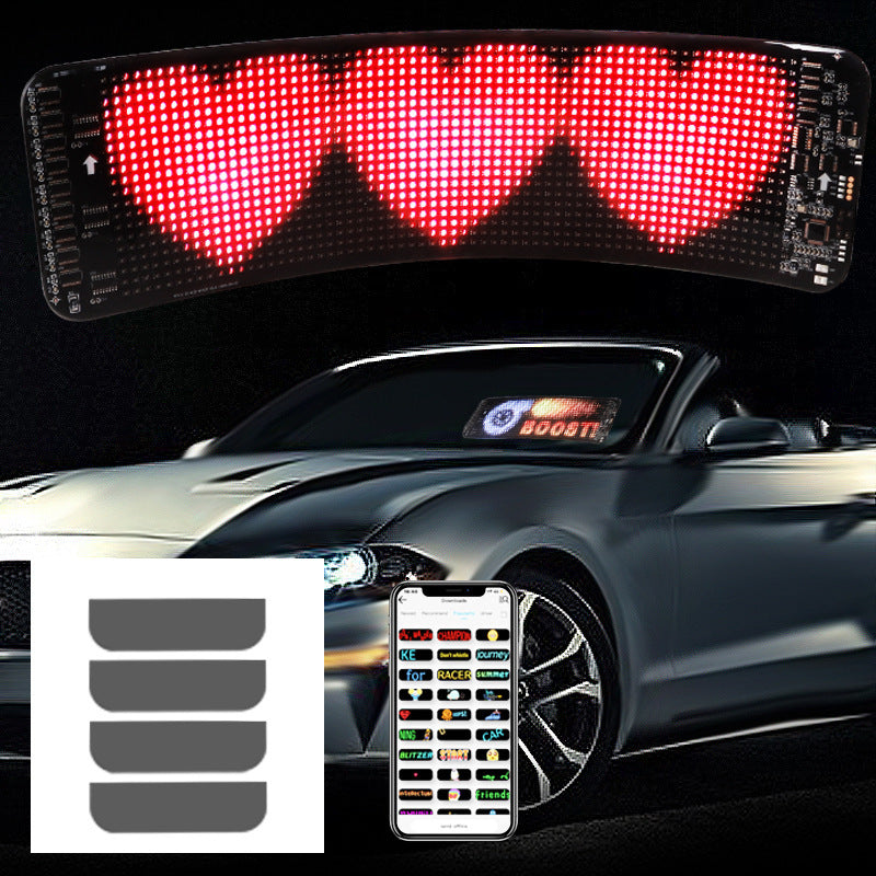 💬 Programmable LED Car Sign – Custom Text & Animations