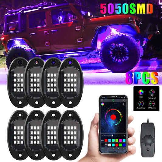 “RGB Car LED Lights 🎶 – Music Sync Vibes”