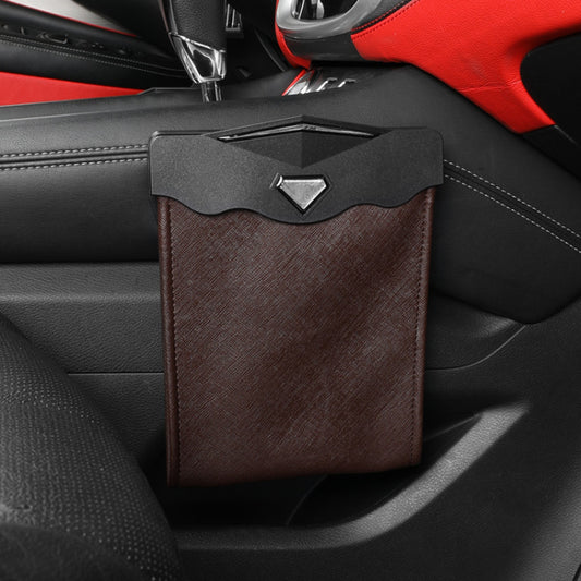 🗑️ LED Car Trash Can – Seat & Door Organizer