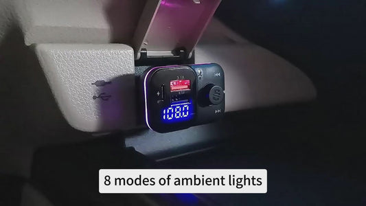 🎵 Bluetooth MP3 Car Charger – Music & Power