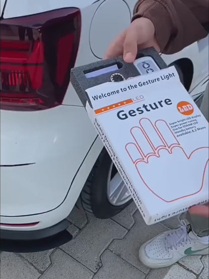 🖐️ Funny LED Gesture Light – Remote Control